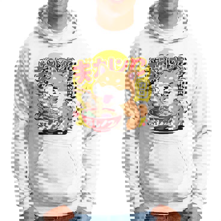 かわいい 柴犬 ラーメン好き おもしろい 日本犬 長袖tシャツ パーカー