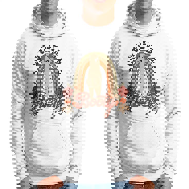 かわいいお尻 面白い ハロウィン ゴースト レトロ ヴィンテージ スタイル パーカー