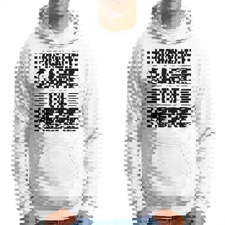 ここに来るためにゲームを一時停止しました パーカー