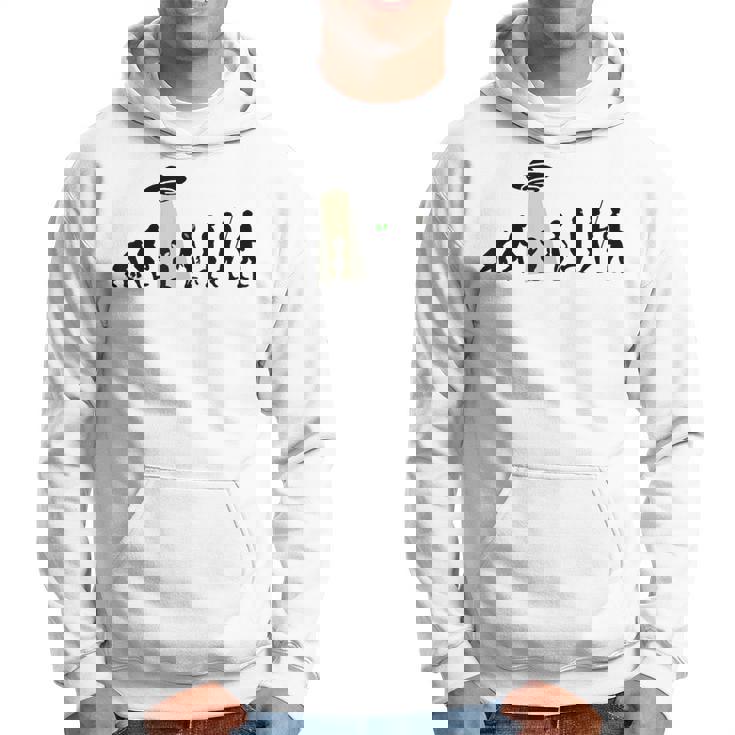 じんるいのしんか 人類の進化 Ufo Alien Human Evolution パーカー