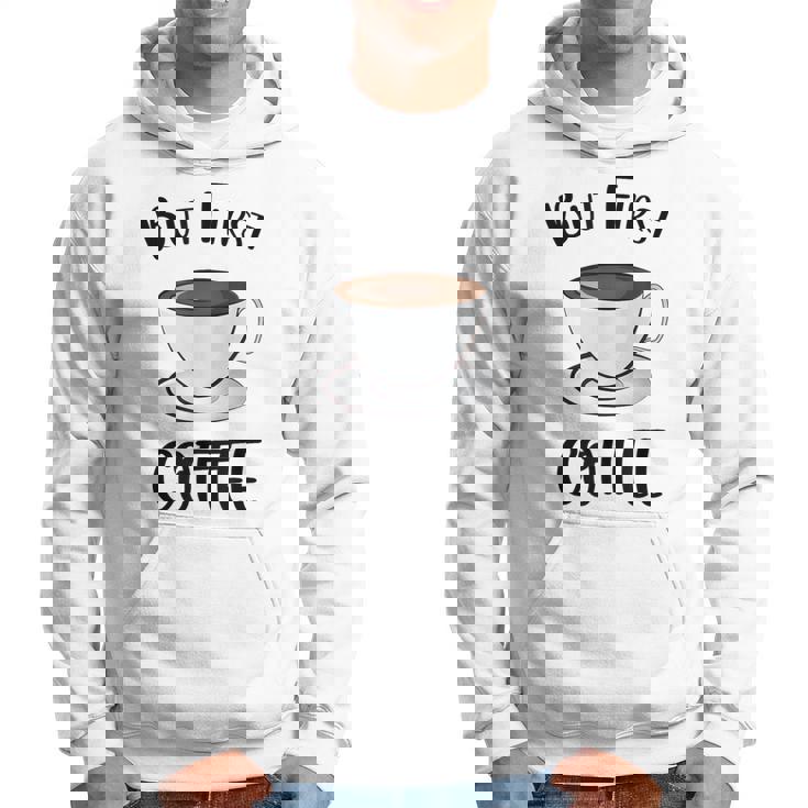 でもファーストコーヒーおもしろいコーヒー好きかわいい パーカー