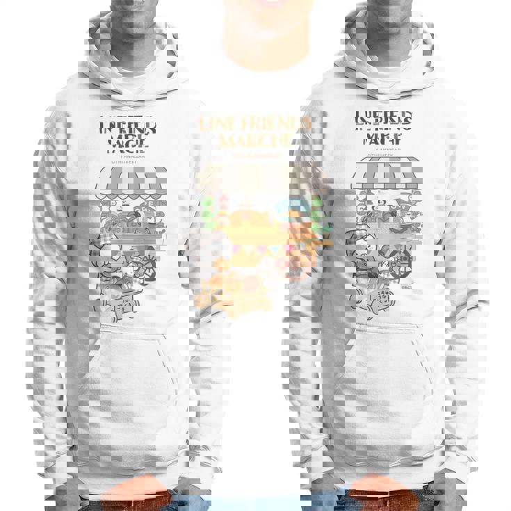 ねこぺん日和 ドーナツ屋さんロゴ付 パーカー