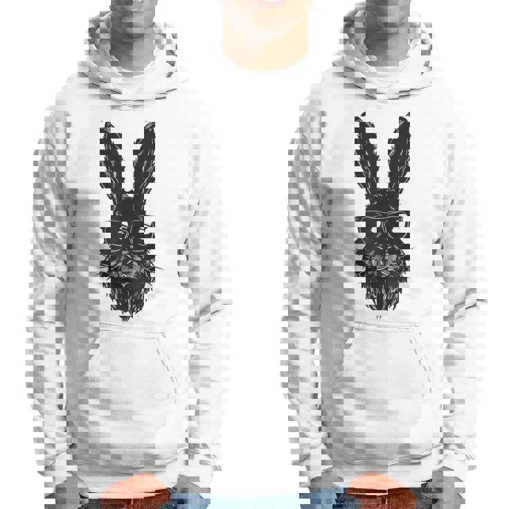 ひげバニーフェイス サングラス付き イースターデー 2024 男性 男の子 子供 パーカー