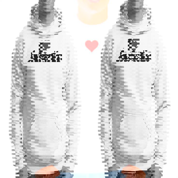 アイ・ラブ・ハート・オーストラリア パーカー