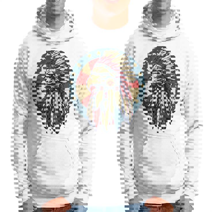 アメリカンイーグル チーフ インディアン ヘッドドレス ネイティブイーグル 長袖tシャツ パーカー