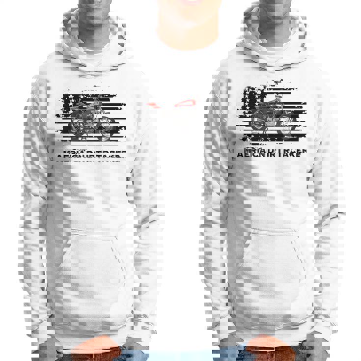 アメリカンダートトラッカー フラットトラックレーサー ダートトラック メンズ ボーイズ パーカー