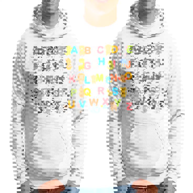 アルファベット動物学習abc キュート キッズ 教育 小道具 パーカー