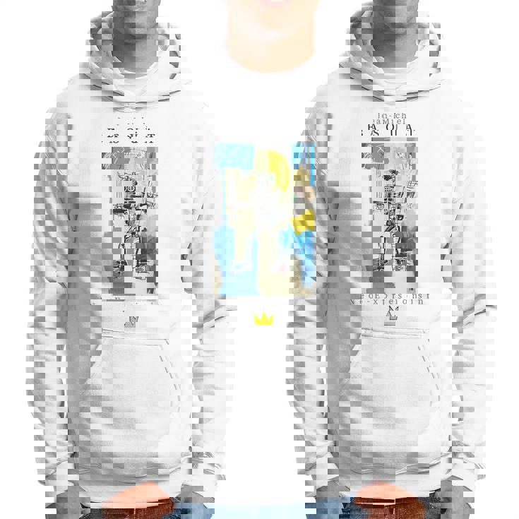 アーバン ストリートウェア グラフィック バスキア アート 抽象 パーカー