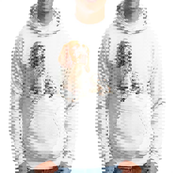 イングリッシュセッター 犬 モチーフ ペット アートワーク イングリッシュセッター パーカー