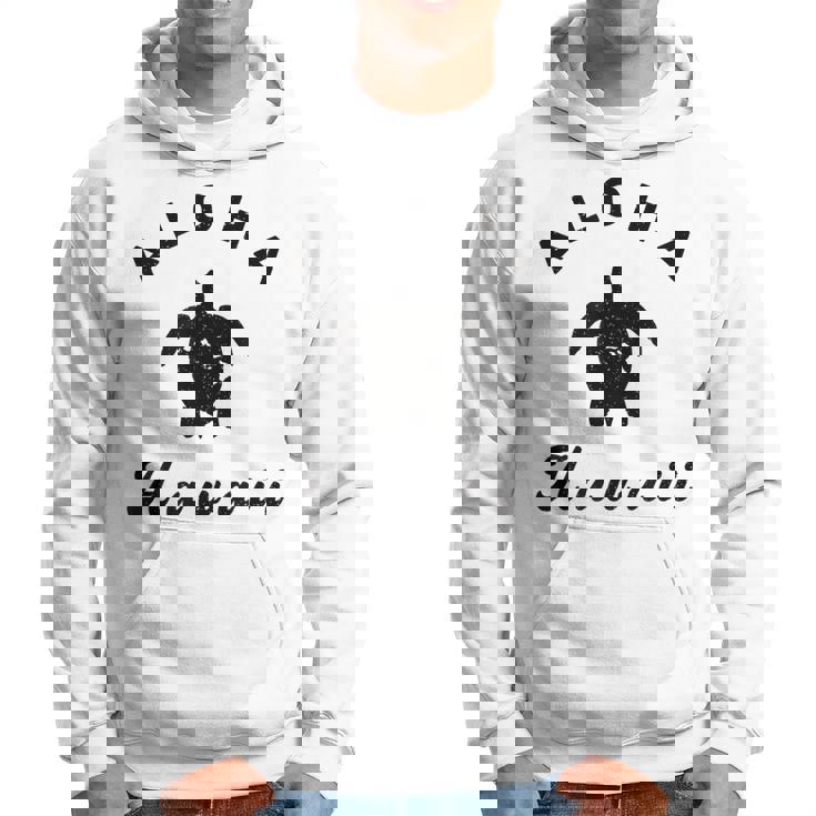 ウミガメ アロハ ハワイ Hi ハワイアンアイランド ホヌ ビンテージ クール パーカー