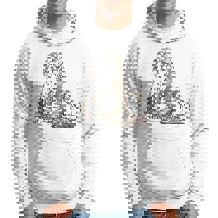 エジプト スフィンクス 神秘 ラムセス バックプリント パーカー