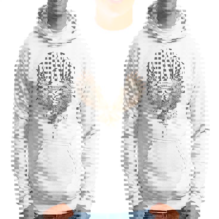 エレガントな夜フクロウ野生動物フクロウ鳥バックプリント フクロウ パーカー