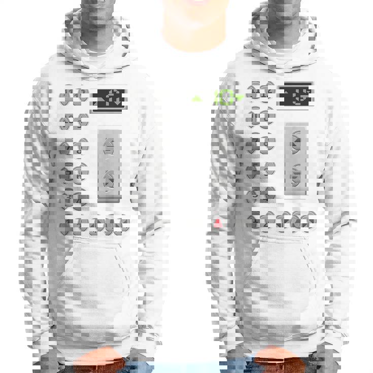 エレベーターボタン おもしろエレベーター パーカー