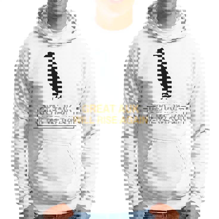 オオウミガラスは再び復活する 絶滅した飛べない鳥ペンギン パーカー