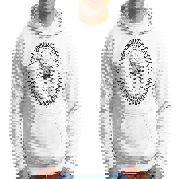 オカピ保護アフリカコンゴ野生動物保護オカピ パーカー