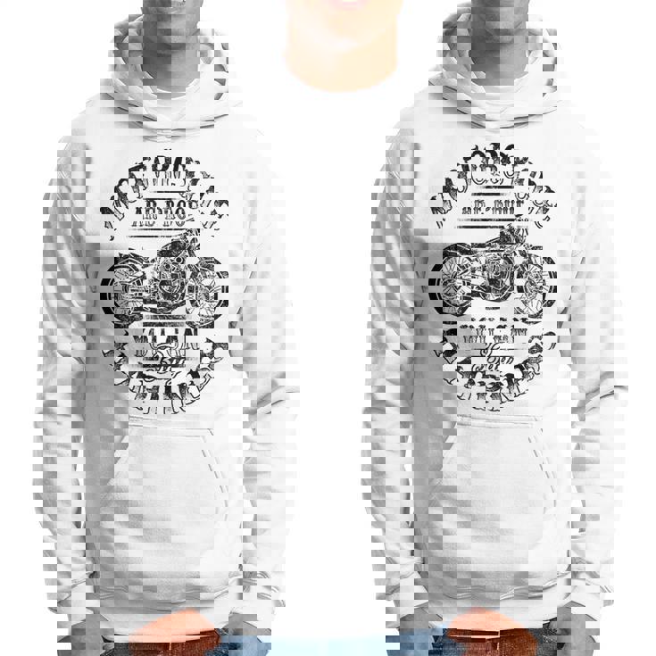 バックプリント オートバイ ファン シンプル バイカー エッジールック グラフィック パーカー