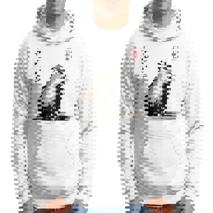 カワイイカピバラ アニメ 日本のストリートウェア おもしろカピバラ パーカー