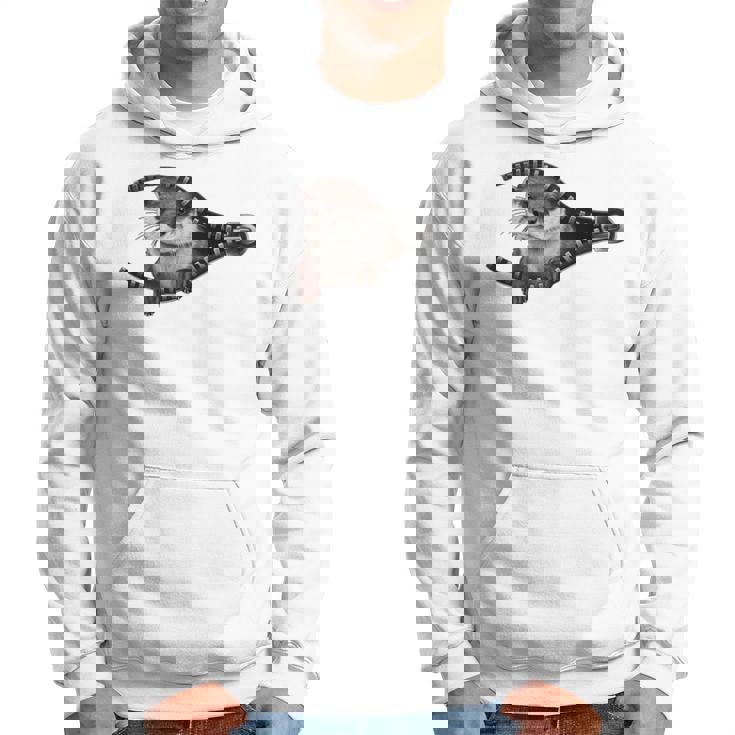 カワウソ 長袖tシャツ パーカー