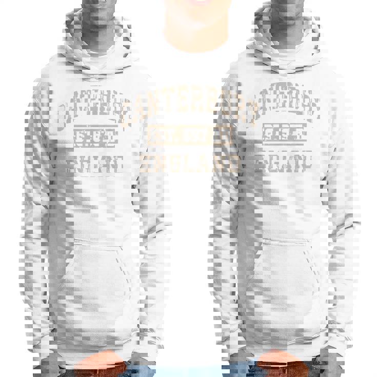 カンタベリー イングランド Uk Est Year Athletic Beige Distressed パーカー
