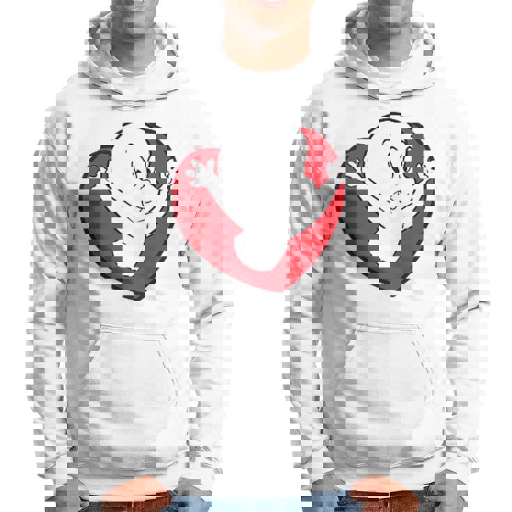 キャスパー・ザ・フレンドリー・ゴースト バレンタインデーのフロント&バック パーカー