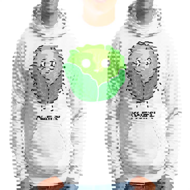 キャベツ 顔 イラスト かわいい おもしろ 面白い 簡単 シンプル ゆるい 野菜 パーカー