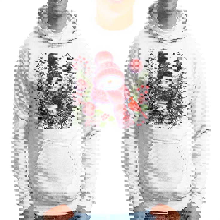 クリスマスの雪だるま パーカー