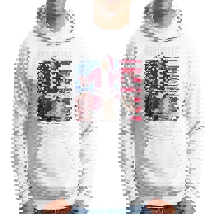 クリスマスを再び素晴らしいものにする トランプパジャマ 醜い 長袖tシャツ パーカー