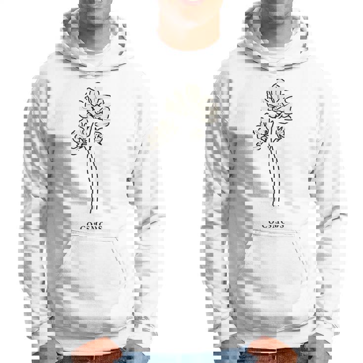 クール コスモス ボタニカル 花 かわいい コスモス 花好き パーカー