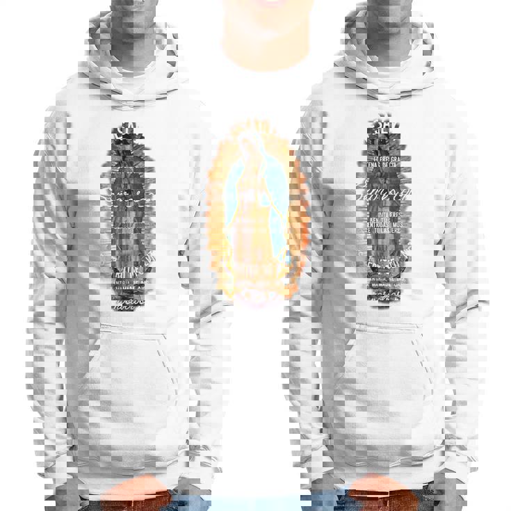 グアダルーペの聖母 カトリック アヴェ・マリア スペイン語 ヘイルマリア 長袖tシャツ パーカー