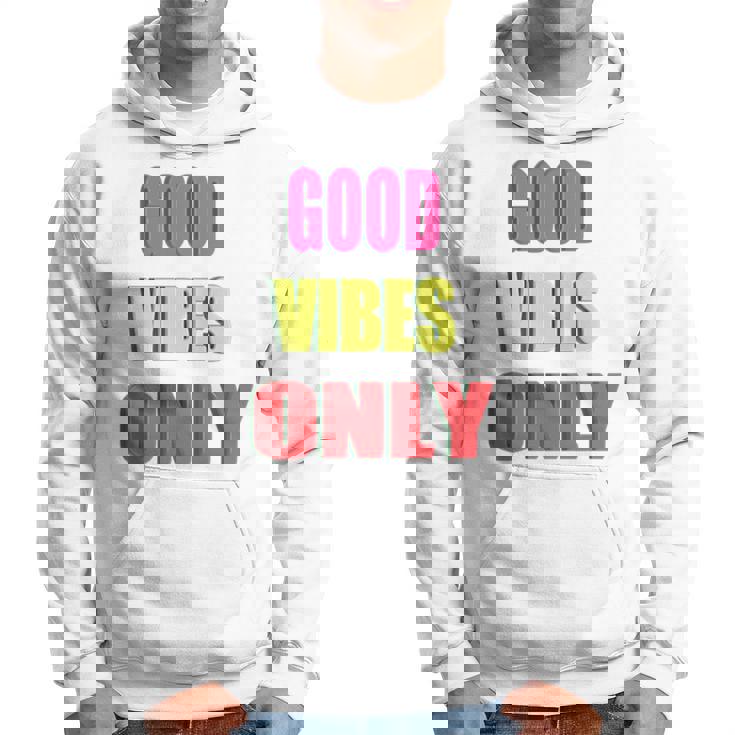 グッド・バイブス・オンリー 長袖tシャツ パーカー