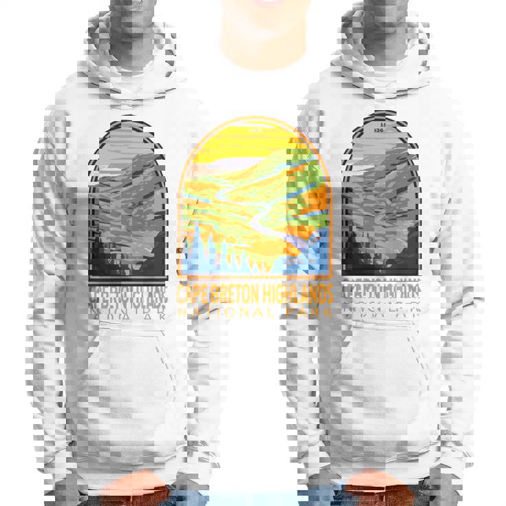 ケープブレトンハイランズ国立公園 カナダヴィンテージエンブレム 長袖tシャツ パーカー