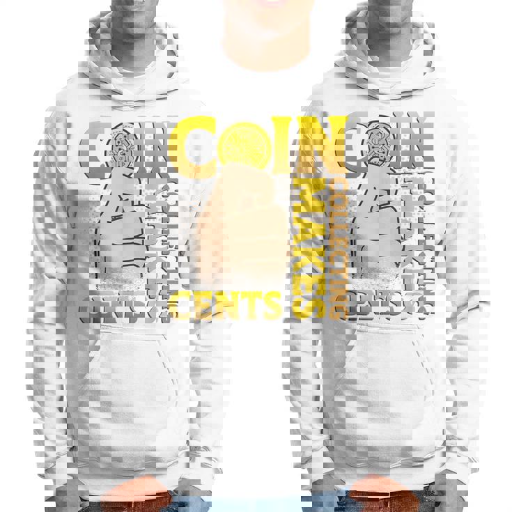 コイン収集はセント硬貨を集めるコインコレクター パーカー