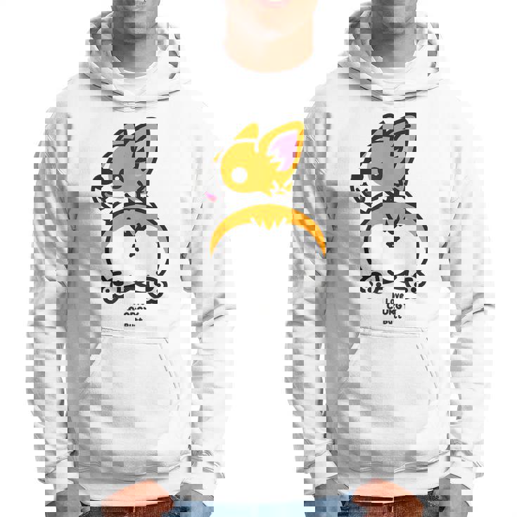 コーギーお尻大好き パーカー