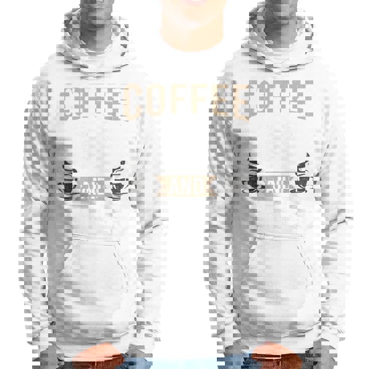 コーヒーとペキニーズ犬愛好家 パーカー