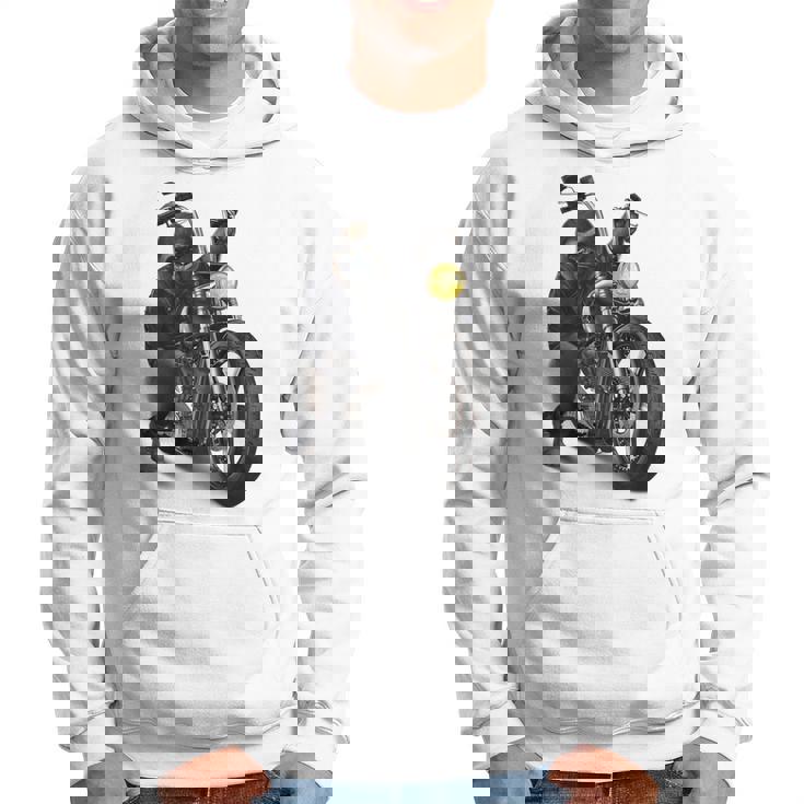 ゴリラ バイク バイカー パーカー