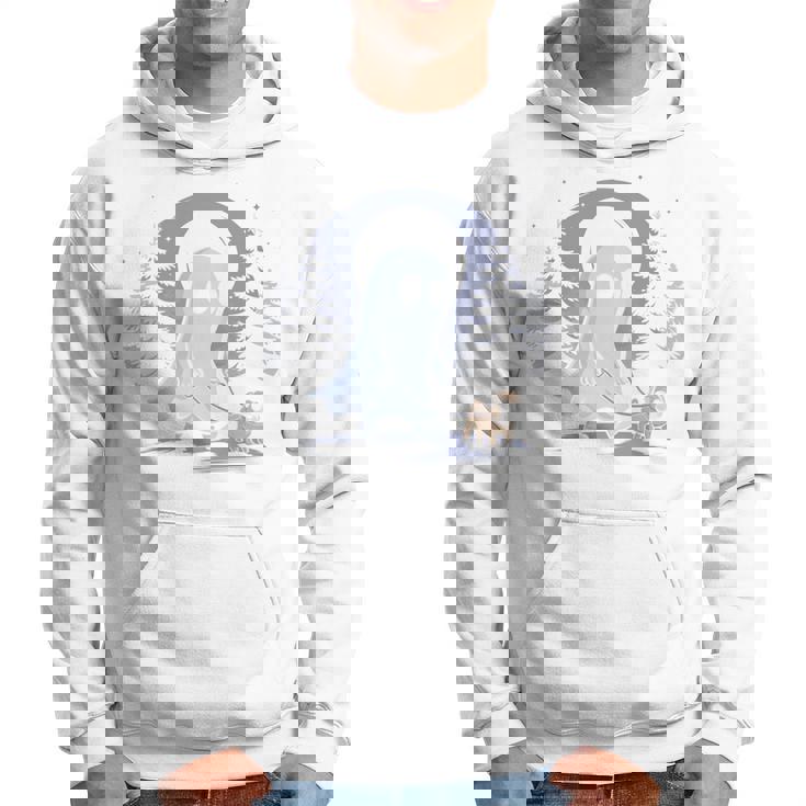 ゴースト 犬 散歩 面白い ハロウィン コスチューム パーティー パグ愛好家 長袖tシャツ パーカー