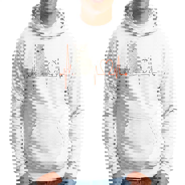 ゴールデンチンチラ ペルシャ猫 ハートビート Ekg I Love My Cats パーカー