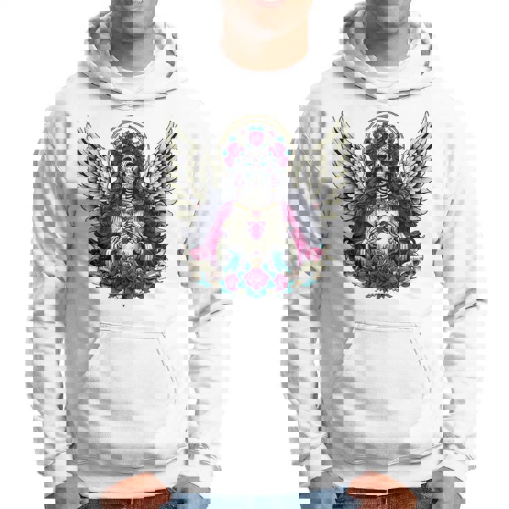 サンタ・ムエルテ 長袖tシャツ パーカー