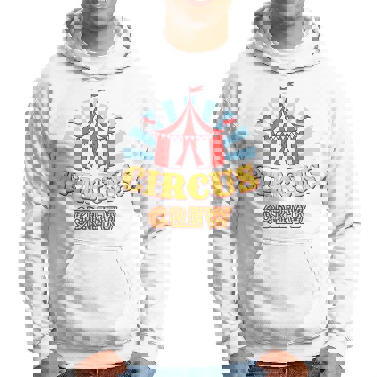 サーカスクルー–楽しいカラフルな大人&キッズグラフィックデザイン 長袖tシャツ パーカー