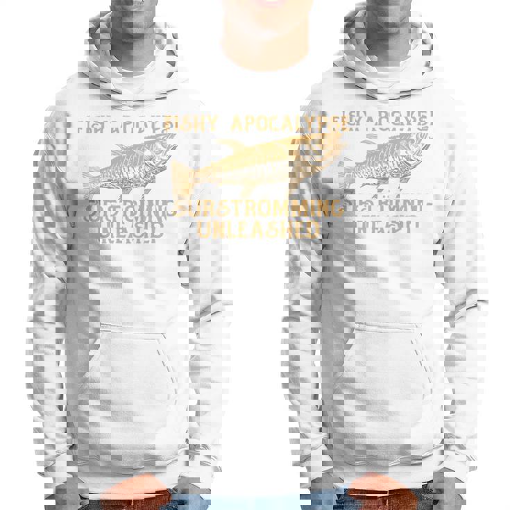 シュールストレミングの臭いゲロ魚チャレンジ 長袖tシャツ パーカー