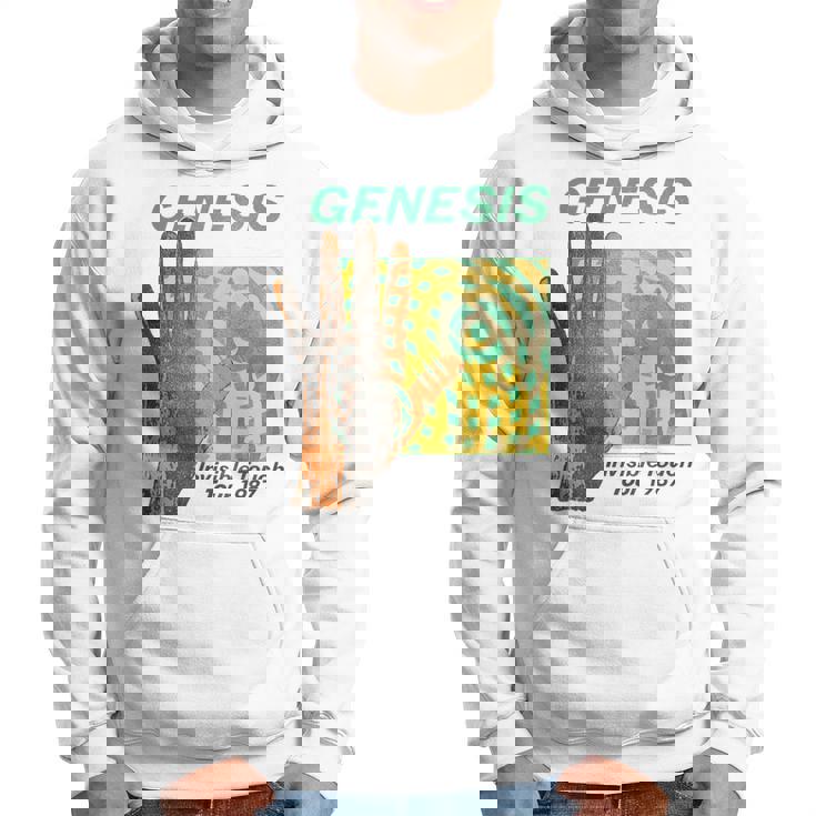 ジェネシスインビジブルタッチツアーロックバンドミュージック パーカー