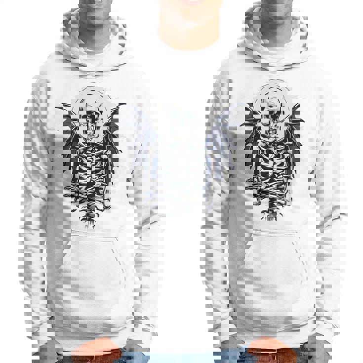 スケルトン ハロウィン コスチューム 怖い 不気味な翼 死 パーカー