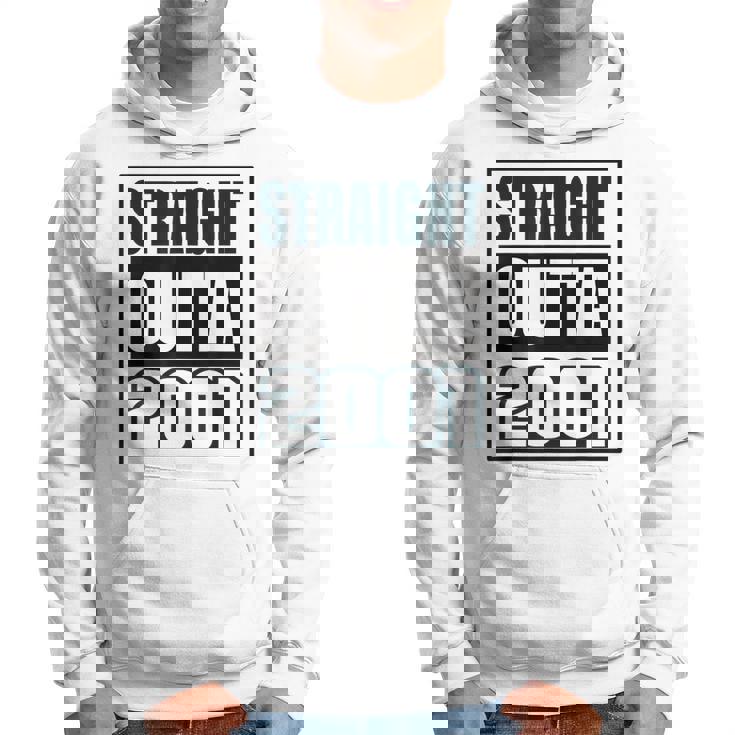 ストレイト・アウタ 2001 バースデー 2001 年生まれ 2001 ヴィンテージ パーカー