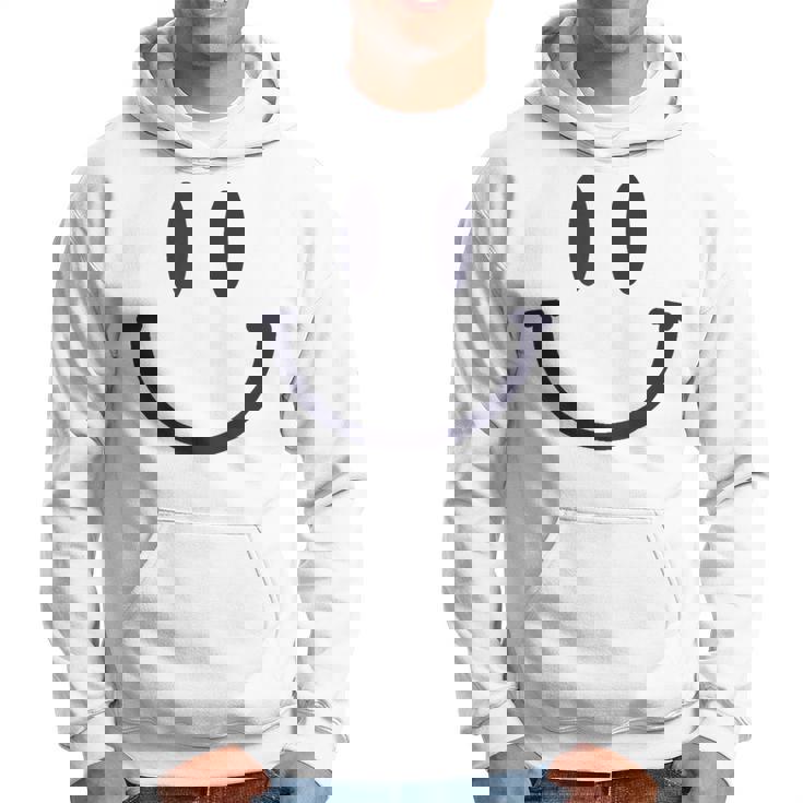 スマイリーフェイス キュート ポジティブ モチベーションアップ ハッピーススマイルフェイス パーカー