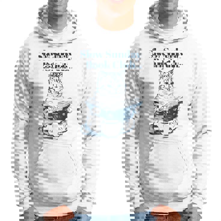 スローサンデーブッククラブ 本好きの猫 パーカー