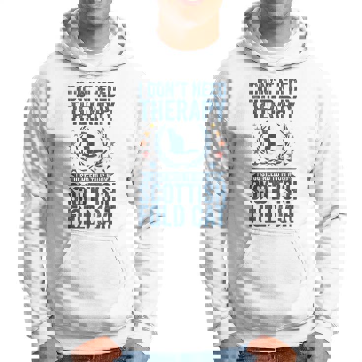 セラピーは要らない、スコティッシュ・フォールドの猫を抱きしめて パーカー