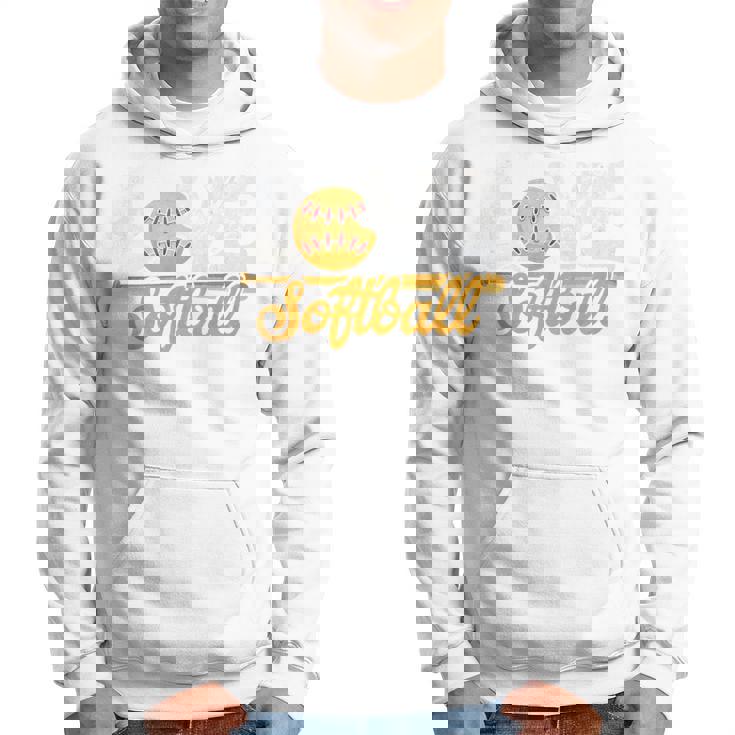 ソフトボール好き スポーツボール ラブ ソフトボール チームメイト 野球 長袖tシャツ パーカー