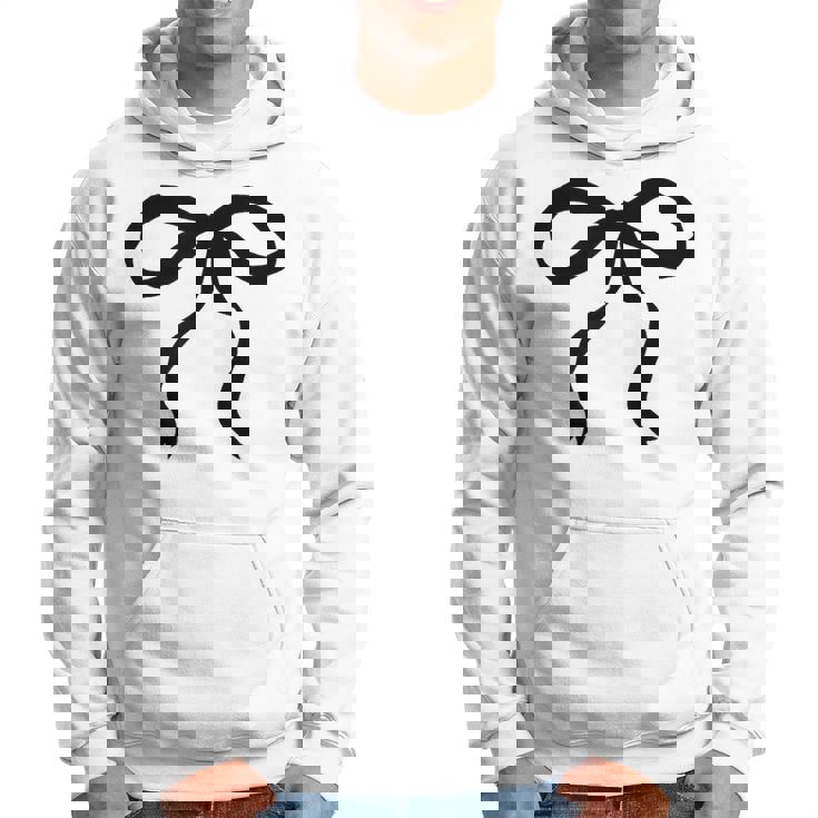 タンサンドベージュにかわいいブラックリボンリボンの美的 パーカー