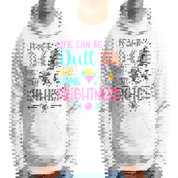 ダイヤモンドペインティングアーティストlife Can Be Dullダイヤモンドペインティング パーカー