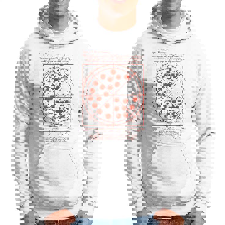 ダヴィンチ・ヴィトルヴィアンマン・ピザ パーカー